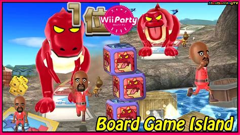 wii party board game island master com santos vs matt vs sakura vs emma alexgamingtv youtube