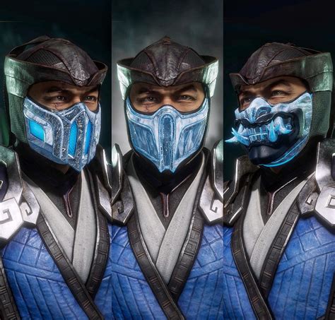 Mortal Kombat 11 Sub Zero My Favorite Masks💙 Эскизы персонажей