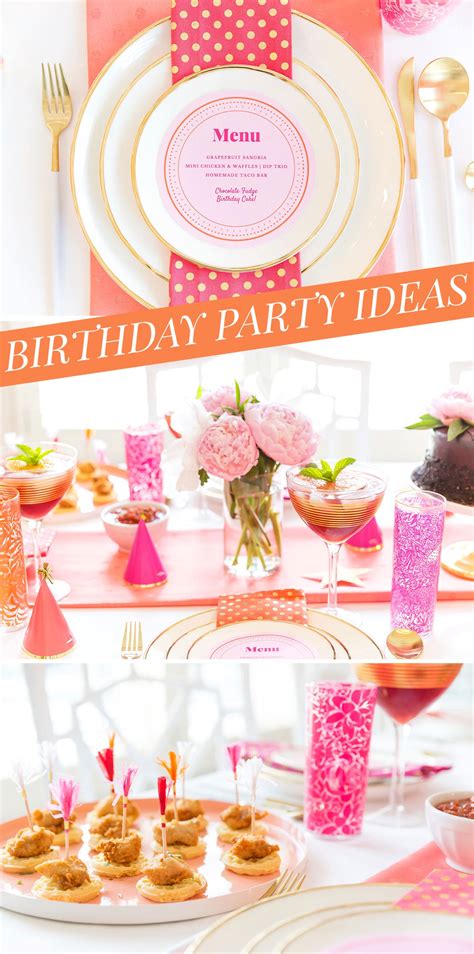 32 great party theme ideas for you! Creative Adult Birthday Party Ideas for the Girls | Food ...