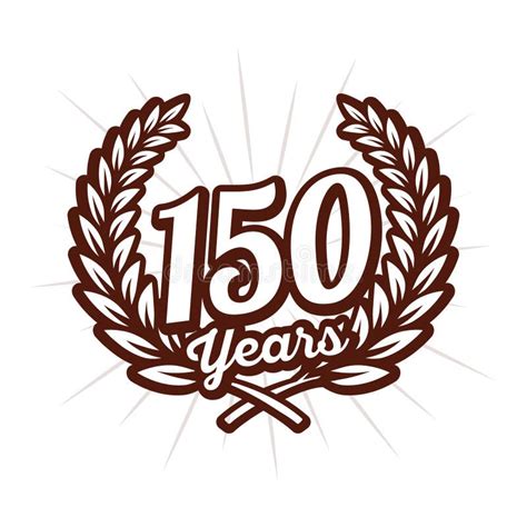 150 Years Anniversary Celebration Design Template 150th Anniversary