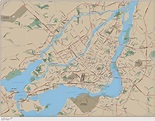 Map of Montreal, Quebec - Free Printable Maps