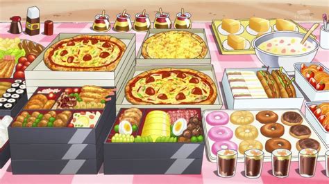 Pin By Jhoan Montefalco On Anime Food Illustrations Anime Bento
