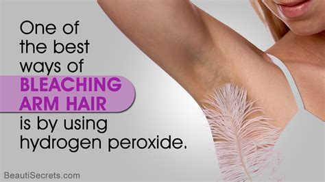 The hair is almost invisible up close. Arm Hair Bleaching - Beautisecrets