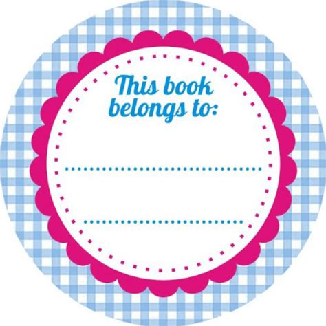 Personalised 50mm Book Labels For Your School Library