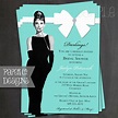 Printable Breakfast at Tiffany's Bridal Shower Invitation - Digital ...