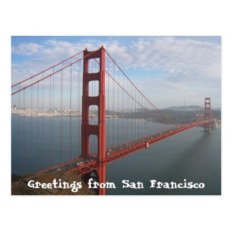 Golden Gate Bridge Postcard Zazzle