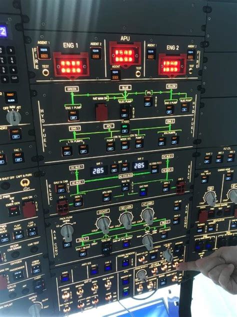 Airbus A320 Overhead Panel Plugandplay Simonsolutioneu Boeing 737 Hardware For Simmers