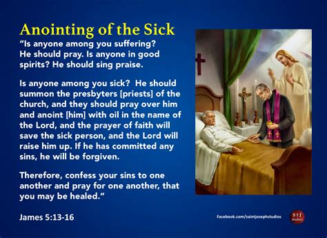 Anointing Of The Sick Sick Good Spirits James 5 13