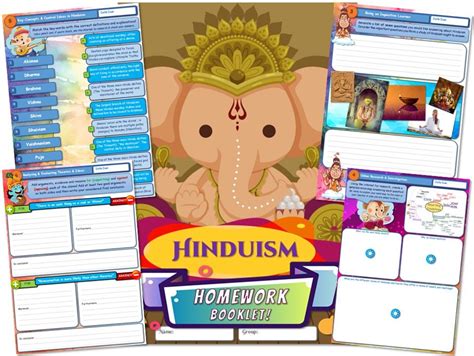Ks3 Hinduism Homework Booklet Teaching Resources