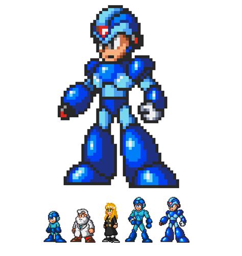 Megaman 8 Bits Pixel Art Maker Vrogue Co