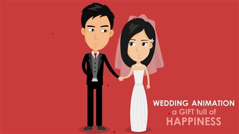 Wedding Animation A T Full Of Happiness Youtube