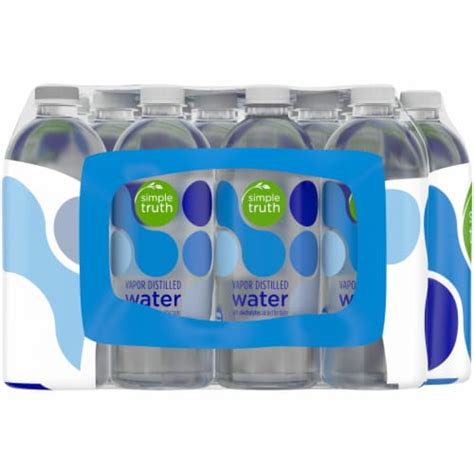Simple Truth® Vapor Distilled Electrolyte Bottled Water 24 Bottles