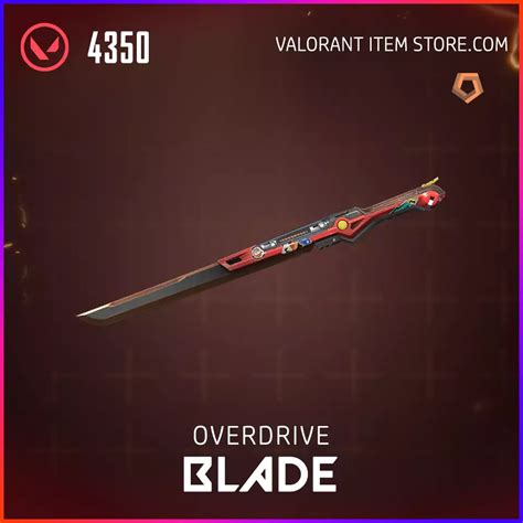 Overdrive Blade Valorant Item Store Skins And News
