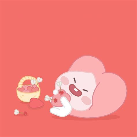 Kakao Friends Little Apeach Apeach Kakao Kakao Talk Peach Wallpaper