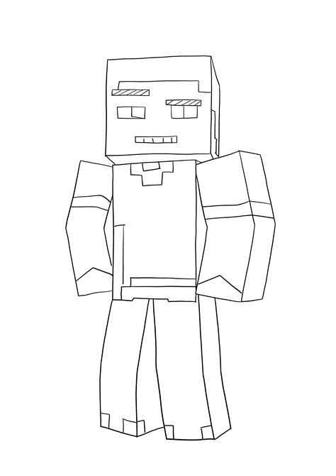Steve Minecraft Download And Print For Free Image