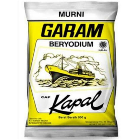 Jual Garam Kapal Salt Kapal 500 Gram Shopee Indonesia