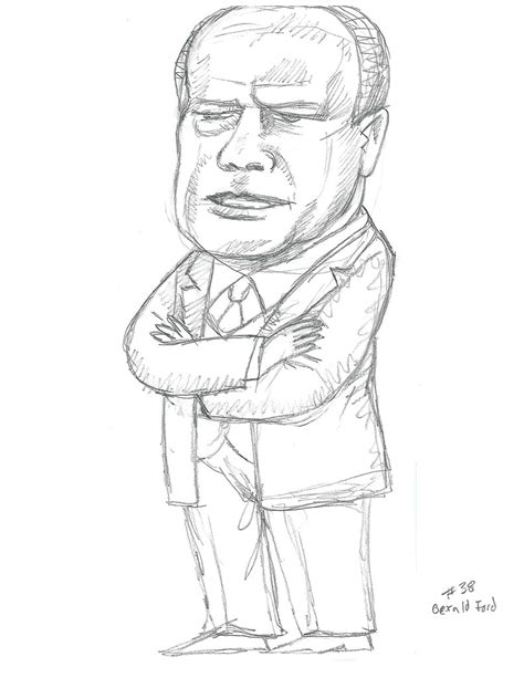 President Gerald Ford Sketch By Graeme Mackay Gerald For Flickr