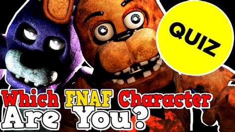 Five Nights At Freddys Quiz Which Animatronic Are You