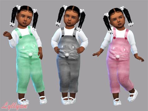 The Sims Resource Jumpsuit Daniela Toddler