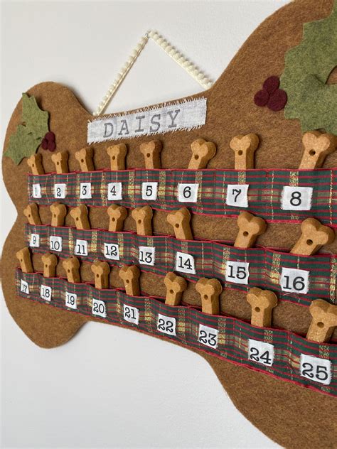 Dog Advent Calendar Pet Christmas Countdown Reusable Etsy Homemade