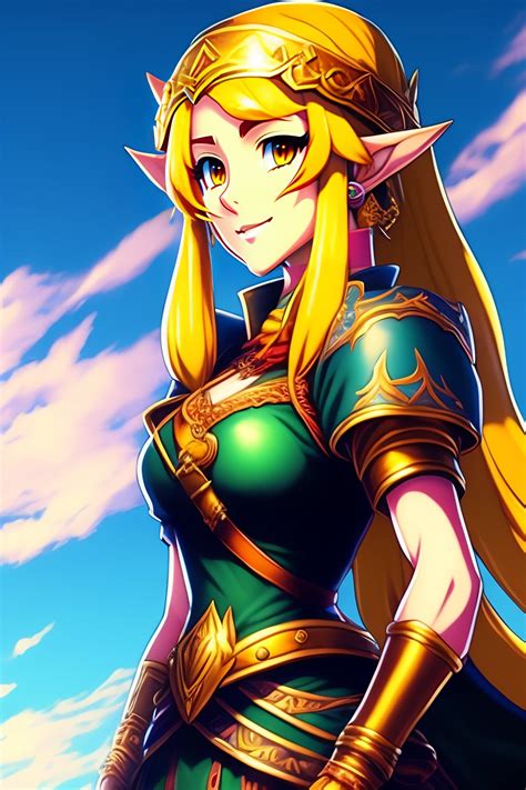 Lexica Zelda From The Legend Of Zelda Anime Style Masterpiece Art