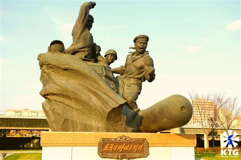 Statue At The Korean War Museum Victorious Fatherland Liberation War
