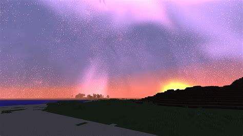 Milky Way Galaxy Night Sky Minecraft Texture Pack Localhon