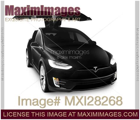 Photo Of Black 2017 Tesla Model X Luxury Suv Electric Car Falcon Doors