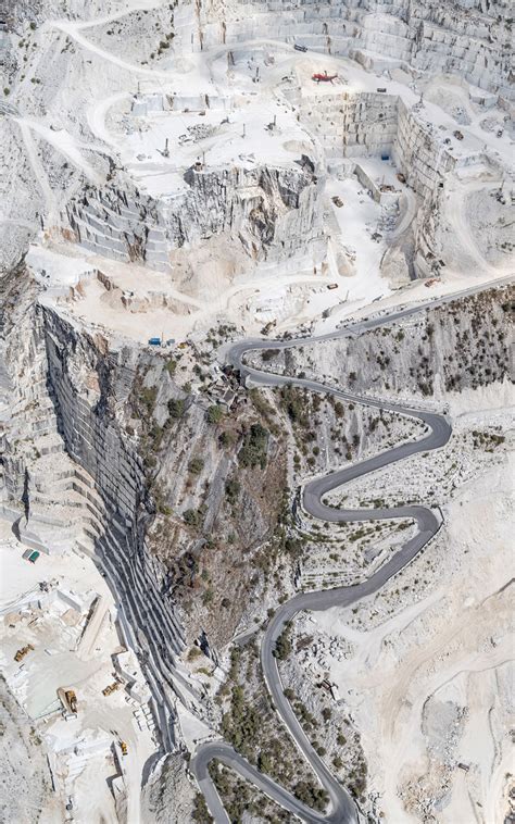 Bernhard Langs Gorgeous Aerial Shots Of Marble Quarries Boing Boing