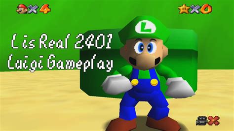 L Is Real 2401 Super Mario 64 Luigi Gameplay Download In The