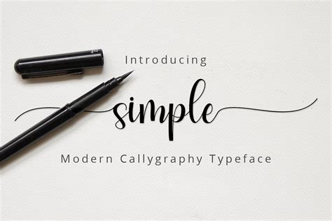 Simple Script Stunning Script Fonts Creative Market