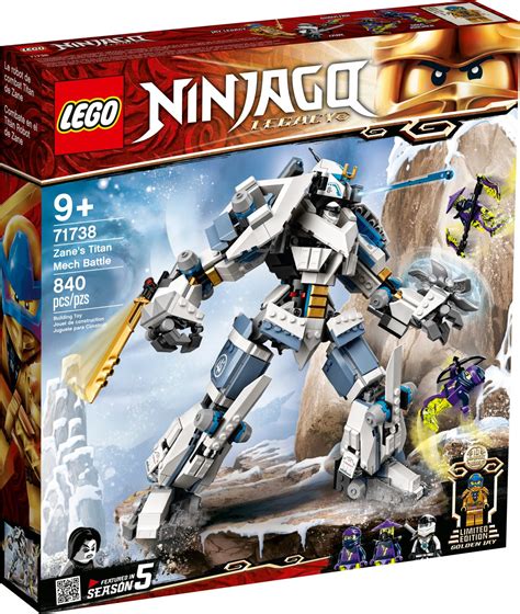 Lego Ninjago 71738 Legacy Zanes Titan Mech Battle Toy Exotique