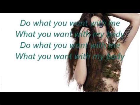 Lady Gaga Do What U Want Ft R Kelly Lyrics Youtube