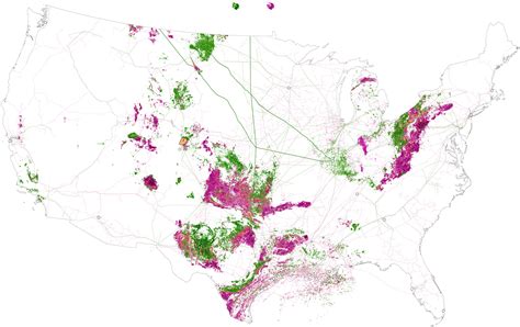 Oil Fields Map In Usa