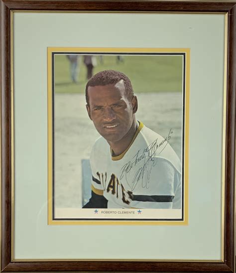 Lot Detail Roberto Clemente Signed 75 X 95 1971 Arco Pirates