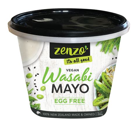 Zenzo Tonzu Egg Free Wasabi Mayo 250g