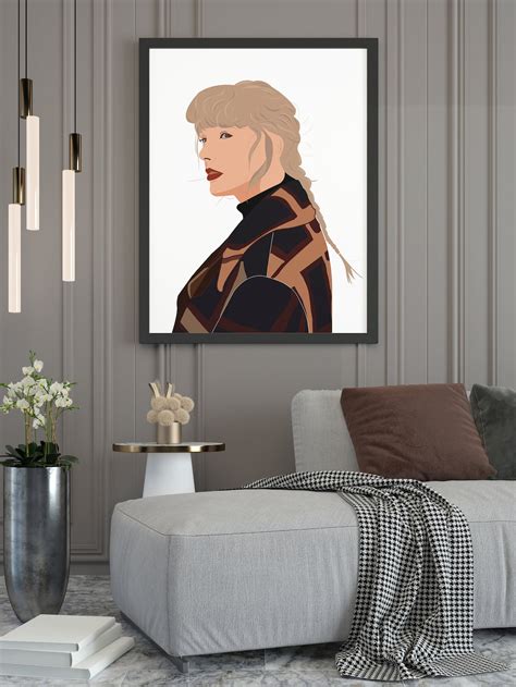 Taylor Swift Wall Art Inspired By Evermore Album Printable Etsy