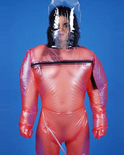 Latex Lady Total Enclosure Catsuit Inflatable Telegraph