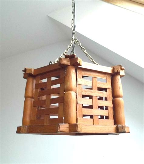 Enjoy free shipping on most stuff, even big stuff. Vintage Wood Lamp Rustic Farmhouse Pendant Light Hanging ...