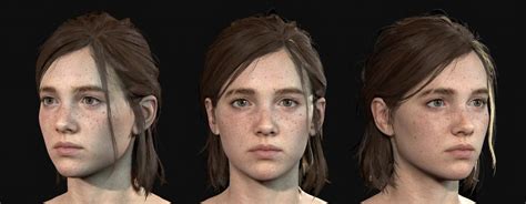Ellies Face Model In The Last Of Us Part Ii Image Playstation4 Ps4