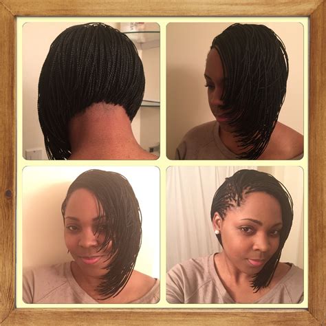 17 Fabulous Short Micro Braids Hairstyles Pictures