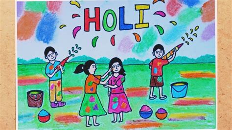 Details More Than 131 Holi Picture Drawing Easy Vn