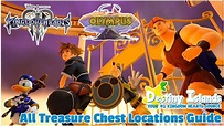 KINGDOM HEARTS III - All Treasure Chests Guide - Olympus - YouTube