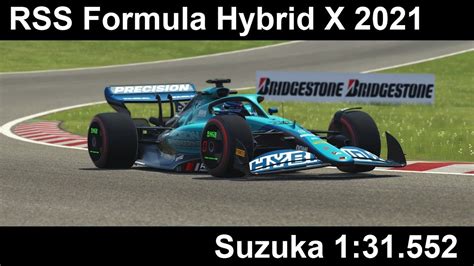 Assetto Corsa RSS Formula Hybrid X 2021 Suzuka 1 31 552 YouTube