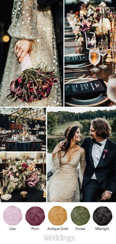 A Moody Gothic Inspired Wedding In A Vermont Birch Grove In 2020 With