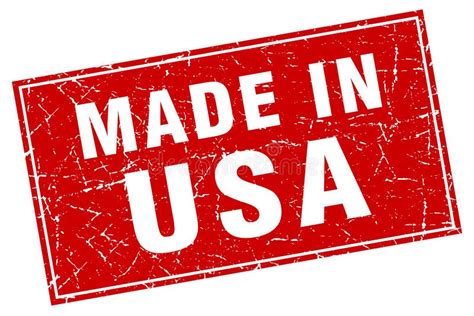 Made In Usa Stamp Stock Vector Illustration Of White 125220331