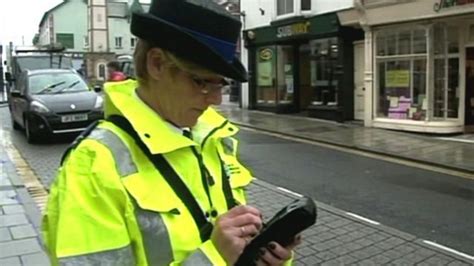 Traffic Wardens Make Welcome Return To Aberystwyth Bbc News