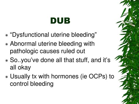 Ppt Disorders Of Menstruation Abnormal Uterine Bleeding Powerpoint