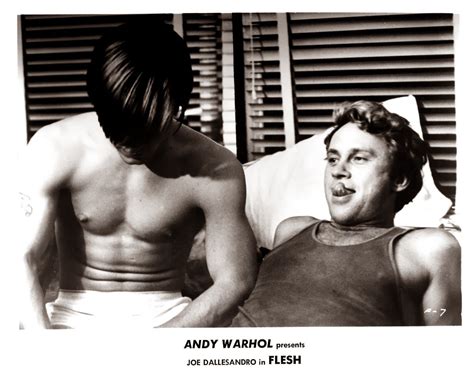 Andy Warhol S Flesh Lobby Card The Detail Of Joe Dellesandro Was
