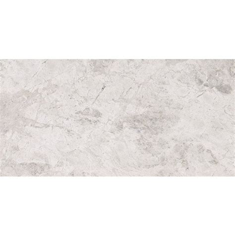 Silver Clouds Polished Marble Tile 6x12x38 Marble Flooring Gray